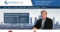 Desktop Screenshot of mcnultylaw.com